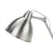 Monarch Specialties Lighting, 17 in.H, Table Lamp, Usb Port, Nickel Metal, Nickel Shade, Modern I 9659 - alternate 2